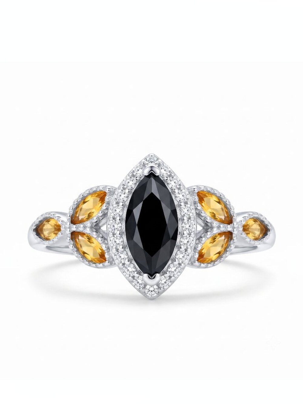 Charmed Aroma Harry Potter Hufflepuff ring, 925 Sterling Silver